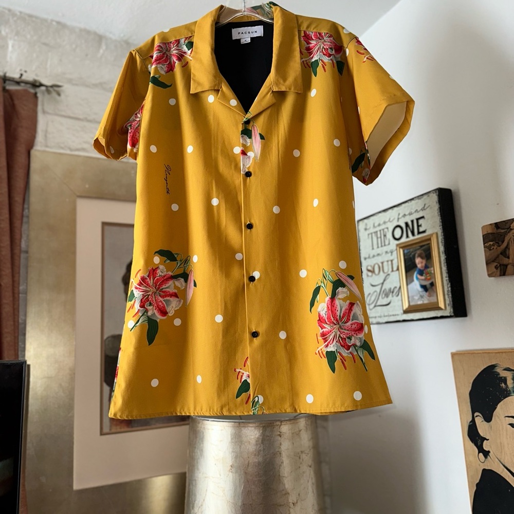 PacSun Bleeker Short Sleeve Button Up Shirt